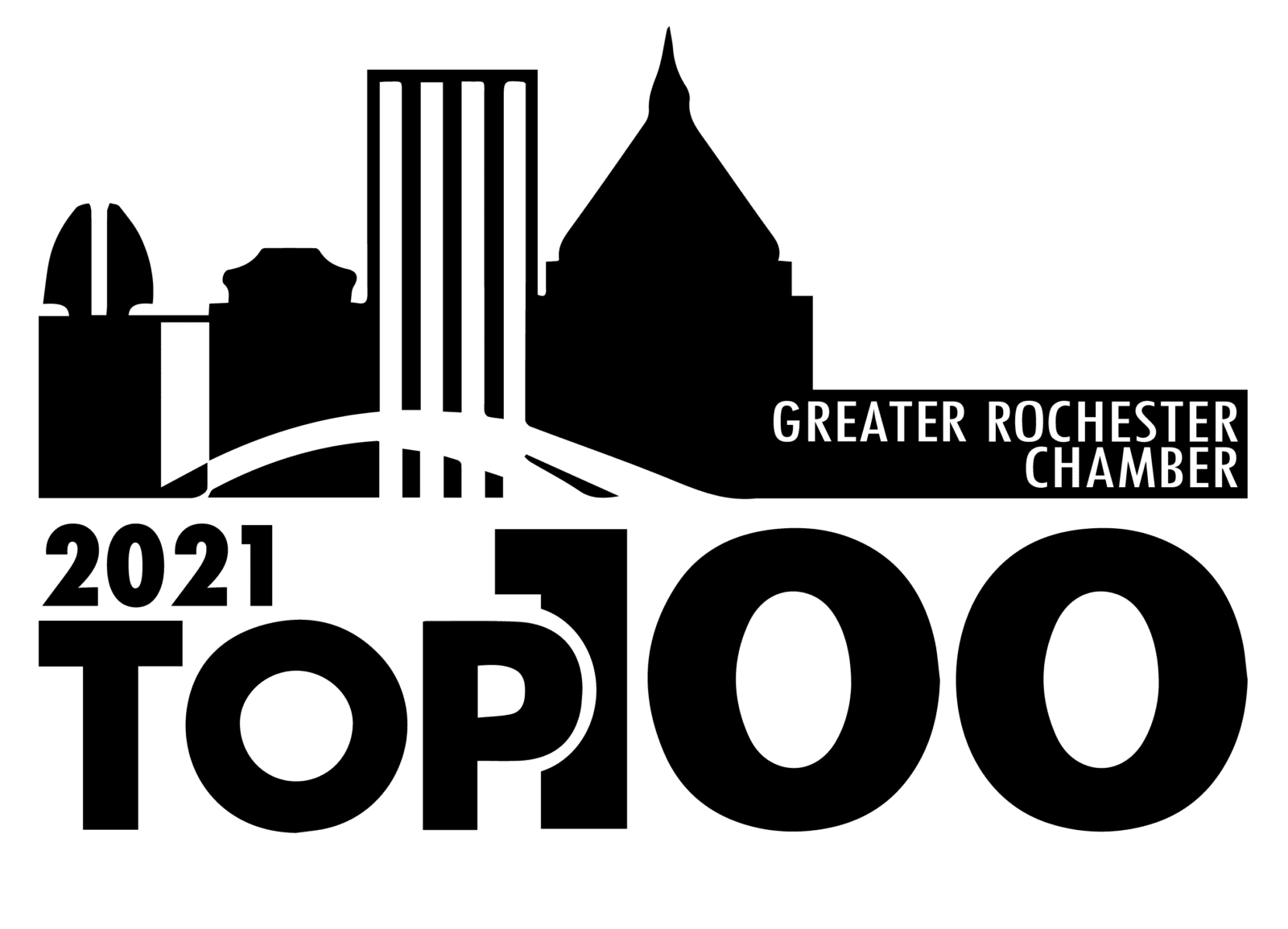 Rochester Chamber Logo for the Top 100 Winners