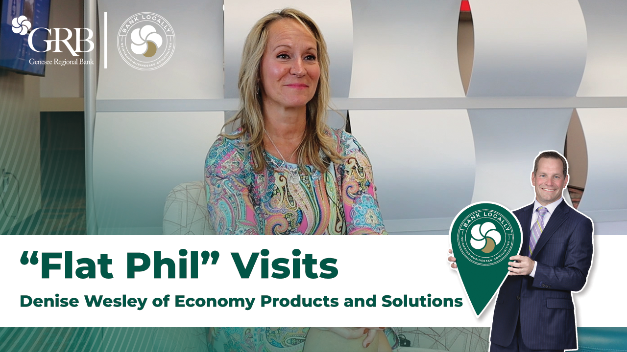 Flat Phil visits Denise Wesley of Economy Products and Solutions.