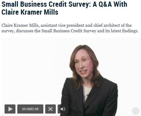 Click here to see the rest of the Federal Reserve survey data and a great video from the Federal Reserve's survey director, Claire Kramer Mills.