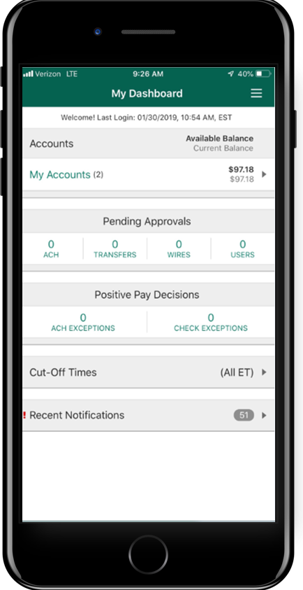Treasury Management Mobile Apps