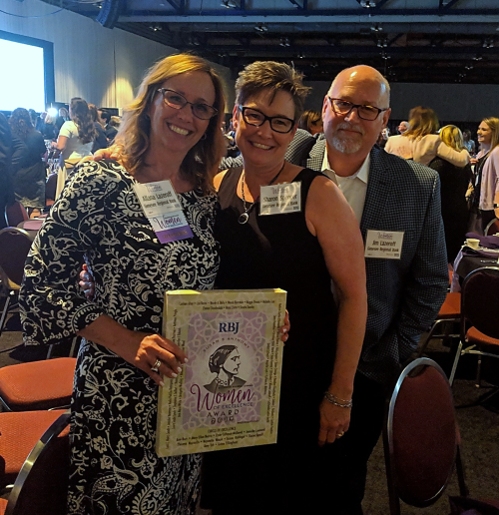 Allana Lazeroff receives Women of Excellence Award RBJ rochester business journal