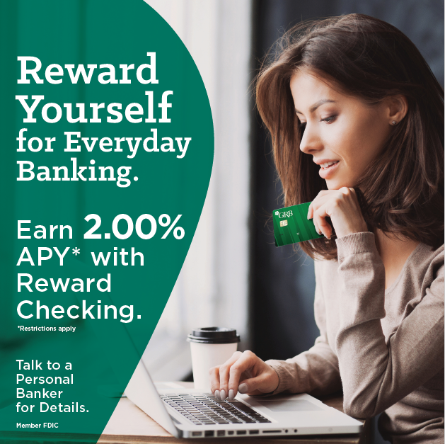 Reward checking account genesee regional bank GRB interest
