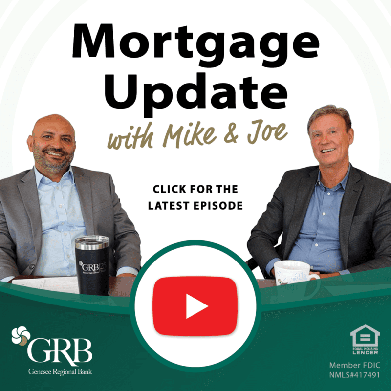 Mortgage Update with Mike and Joe image promoting their podcast
