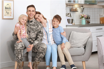 VA loan military family