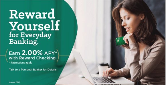 Reward checking account genesee regional bank GRB interest