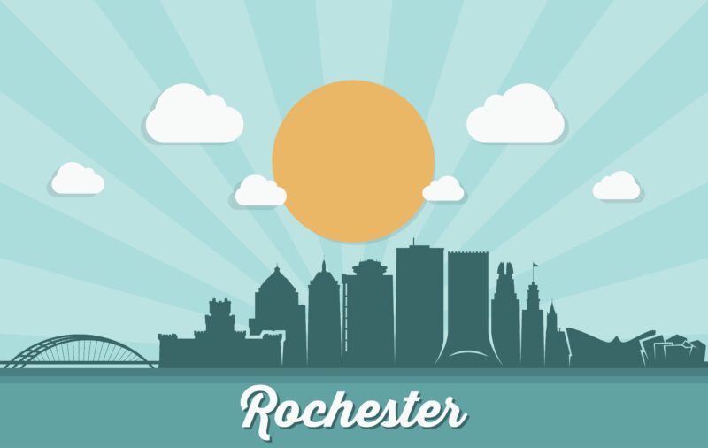 City of Rochester NY illustration