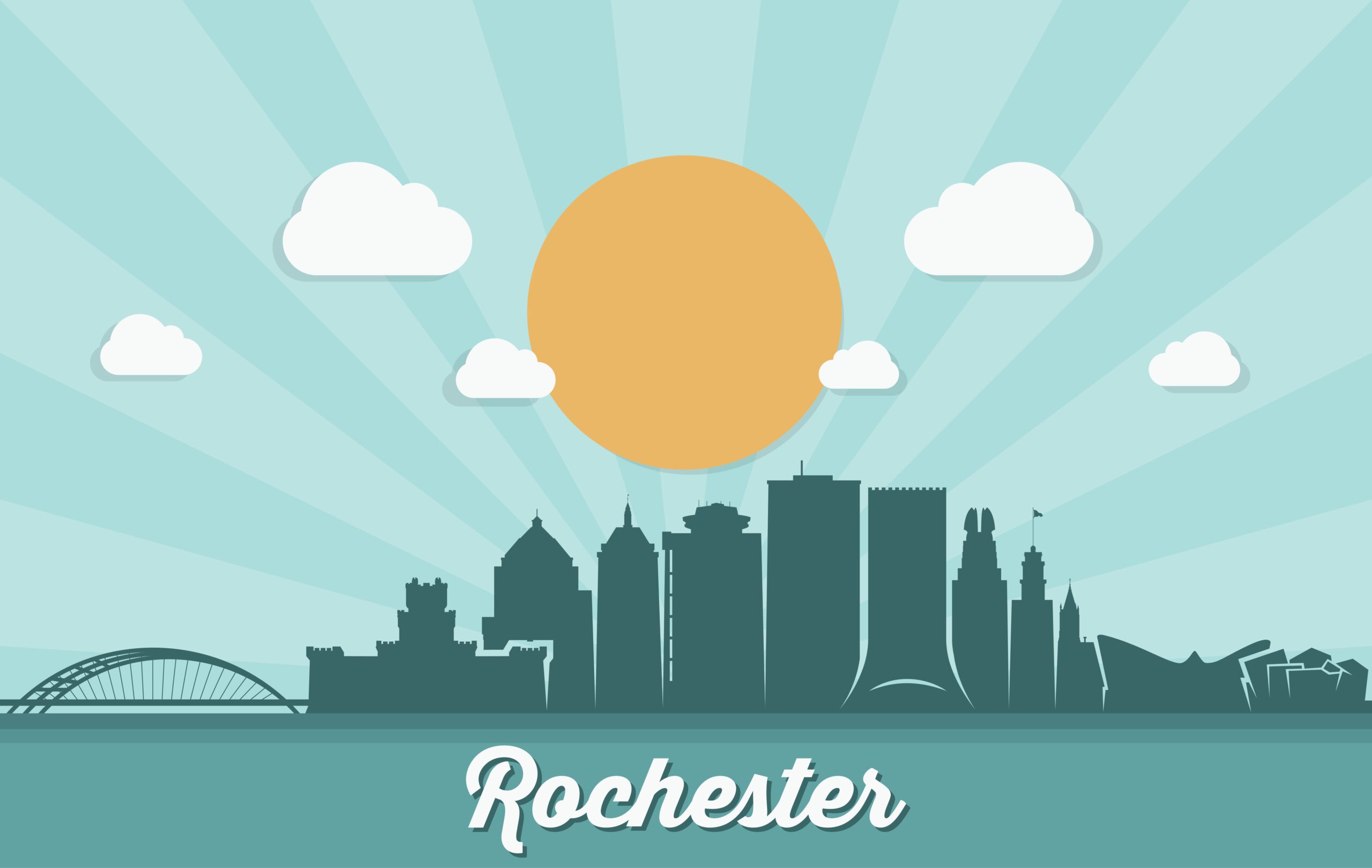 City of Rochester NY illustration