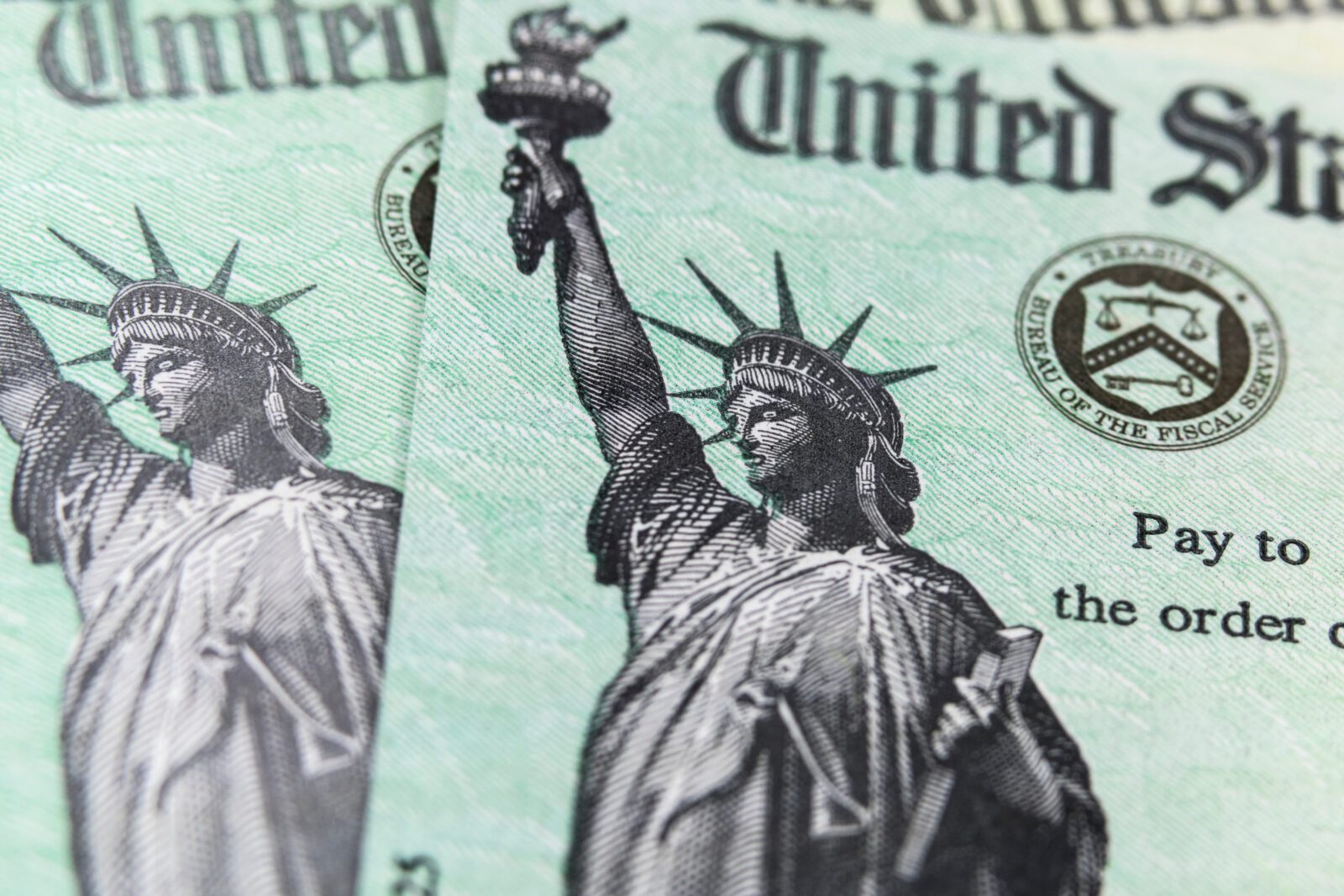 Macro,View,Of,The,Statue,Of,Liberty,On,Two,United
