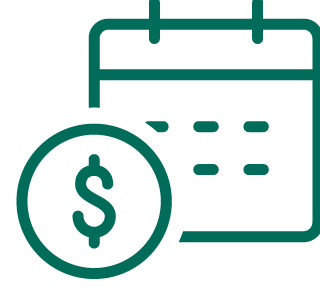 Icon representing reducing the term of a mortgage